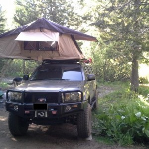 First trip with RTT to Peppermint Creek. Then to the natural water slides at Alder Creek.