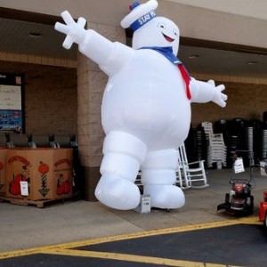Yup, it's the Stay Puff marshmallow man