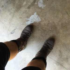 And, I wore my boots as promised. Please, take note of my amazing fashion sense.