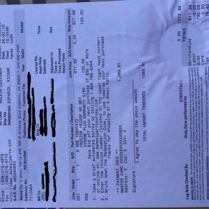 Reciept