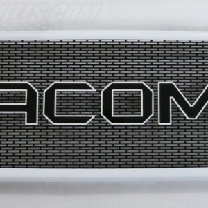 White Outline Sharp Tacoma Lettering