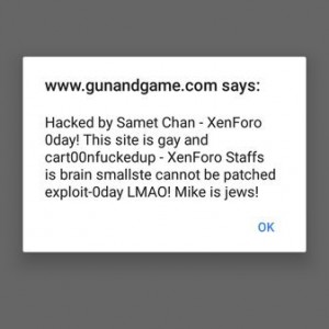 Heads up @tcbob a gun forum im on just got hacked