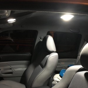 Map lights on with dome and 48 light LED dome