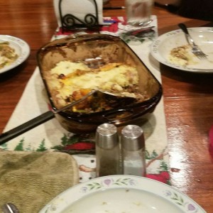 Oh venison burger shepard's pie you are so good