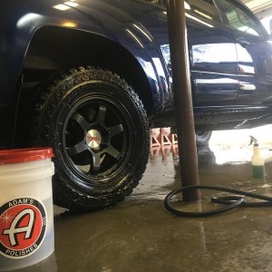 January wash with Adam's Polishes