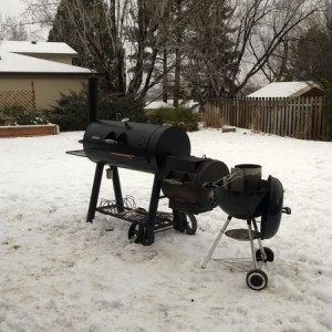 Screw the snow, I need smokes meats!