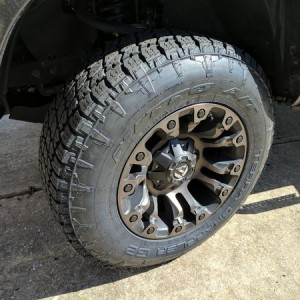 17x9 Fuel Vapor tinted/black