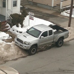 When you have to deal with on street parking in winter...