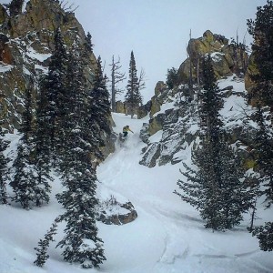 Doing a little morning shredding at JHMR before work