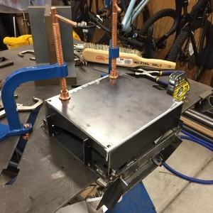 Welding the frame