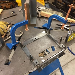 Getting ready to weld