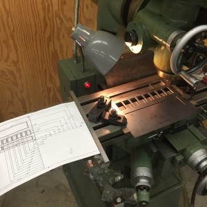 Cutting the plate