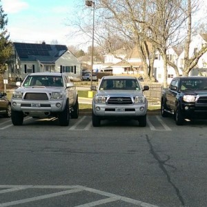Taco parking at the store