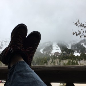 Not a bad place for a break. Jhmr is looking foggy