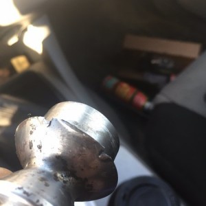 No clue what happened to the spindle adapter, but a new one is on