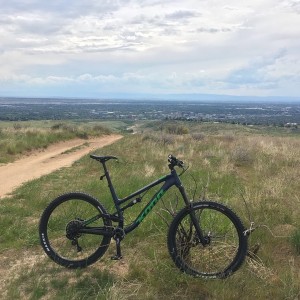 After shooting, maiden voyage on the bike!