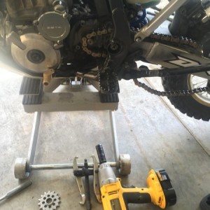 Front sprocket swap