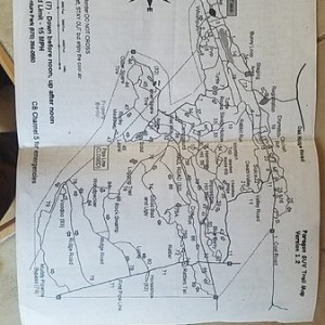 Paragon trail map from a long ago time. Had some fun times in that park.