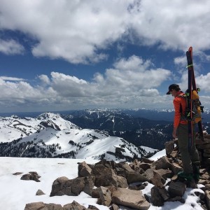 Love from the top of Jackson peak. 10,550 ft. Somehow have 3G