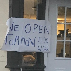 Pizza shop a block from me opens tommow. Im excited.