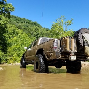 Creek bath at RRG