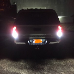 New LED brake, license plate, and reverse lights