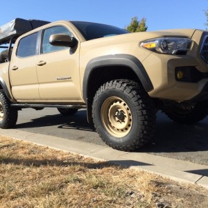 Quicksand Tacoma Steel Wheels Mud Tires