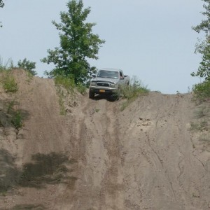 Sand bank close up