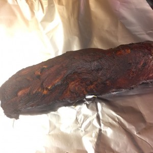 Pork loin done.