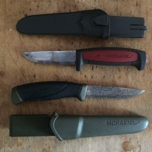 Mora carbon steel knives
