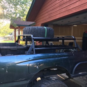 Got the rack back on and repositioned