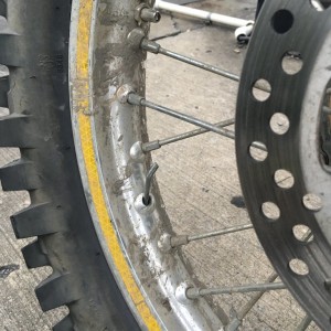 Broken spoke