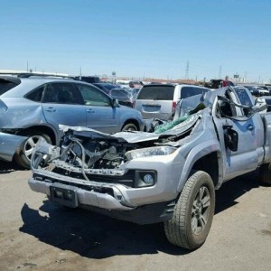 Taco crushed by semi