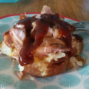 Pork bbq potato