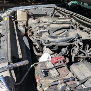 I forgot how much of a PITA changing the plugs on the driver's side is. Only 1 more to go.