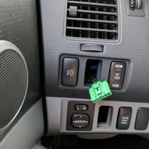 This was behind a blank. What does this connector typically go to?