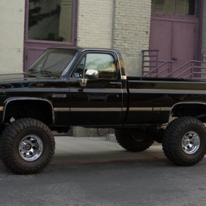 My dream truck square body fall guy regular cab long bed