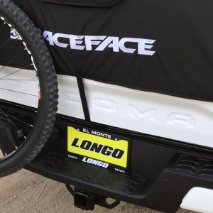 Tailgate with bike on