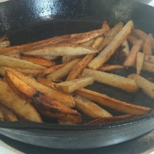 Bacon grease fried taters