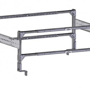 Urtc Bed Rack Assembly - 58 Inch Long (dual Crossbar Option)