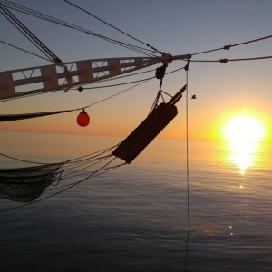 Dead calm is a nice change.
