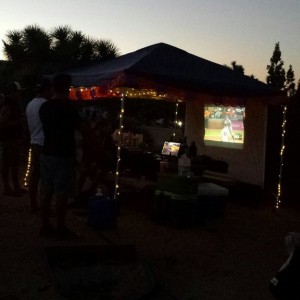 Dodgers game in Joshua Tree. :laugh: