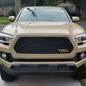 QS bezel / trd / flat black perf ss