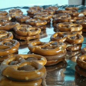 Rollo stuffed pretzels