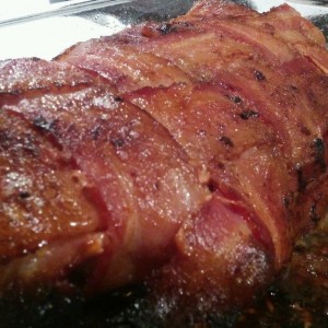 If it fitz it bakes bacon wrapped meat loaf