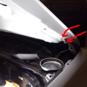 Hood bolts to remove