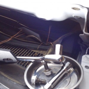 Bolts removed