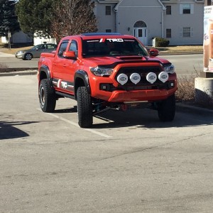 Tacoma in early stage of modification