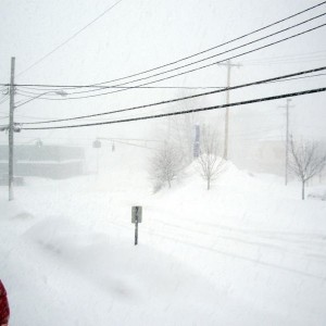 2ft of snow and still falling on valentines day '07