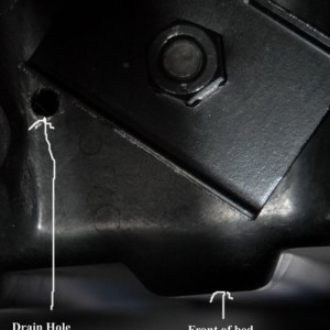 The plate that comes with the extra set of D-rings for the Tacoma